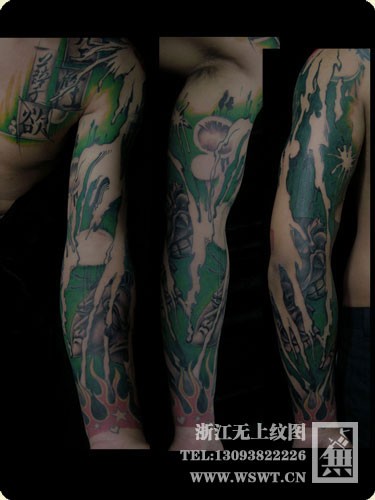 点击大图看下一张：花臂，都是大花臂！图3