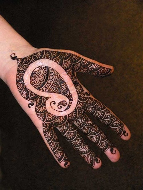 点击大图看下一张：百变手指印度海娜纹身图4