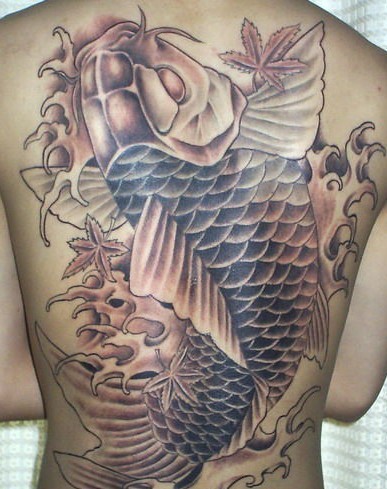 点击大图看下一张:一组男士背部霸气的纹身参考图案图3