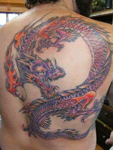 点击大图看下一张:31张精品满背纹身图案图8