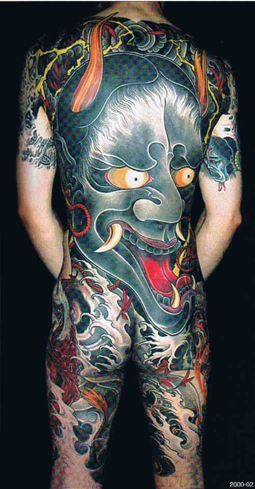 点击大图看下一张：31张精品满背纹身图案图16