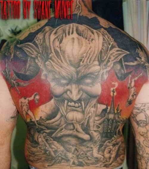 点击大图看下一张:31张精品满背纹身图案图19