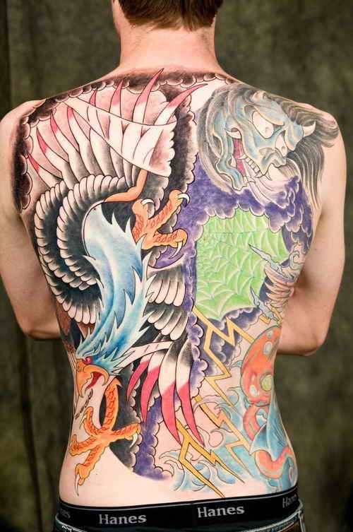 点击大图看下一张:31张精品满背纹身图案图24