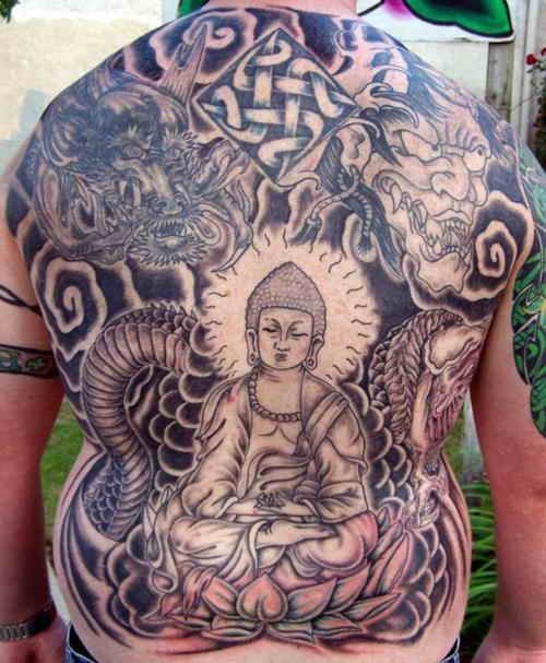 点击大图看下一张:31张精品满背纹身图案图25