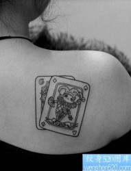 背部图腾狮子纹身图片由纹身520图库推荐