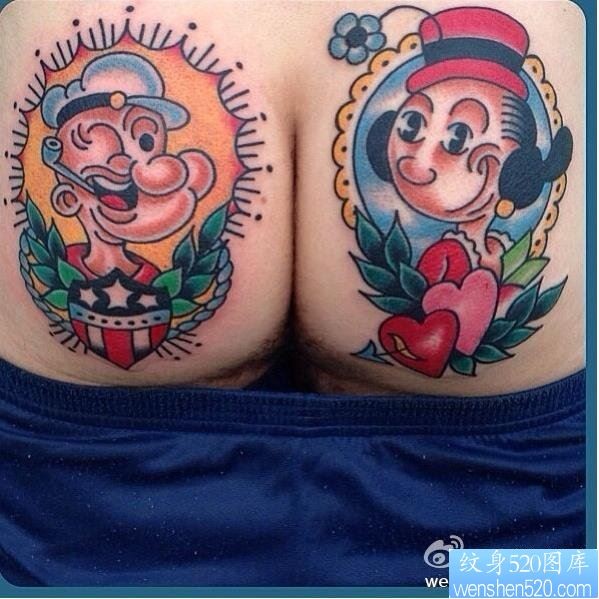 点击大图看下一张:school大力水手纹身图片由最好的纹身推荐