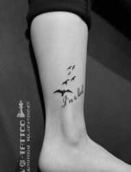 tattoo脚链纹身图案