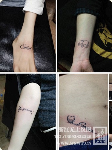 点击大图看下一张:字母纹身/梵文/哥特/书法(2)图23