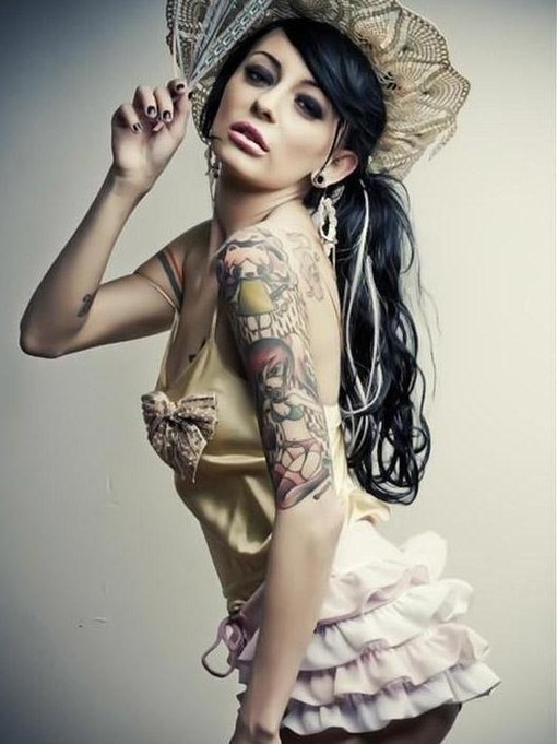 点击大图看下一张:个性女生欧美小清新图5