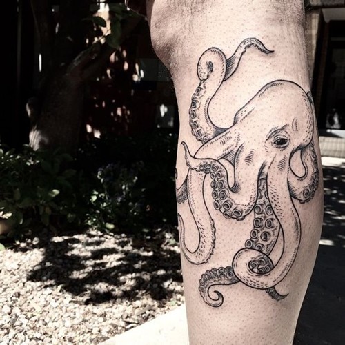 点击大图看下一张：小清新动物纹身图案图10