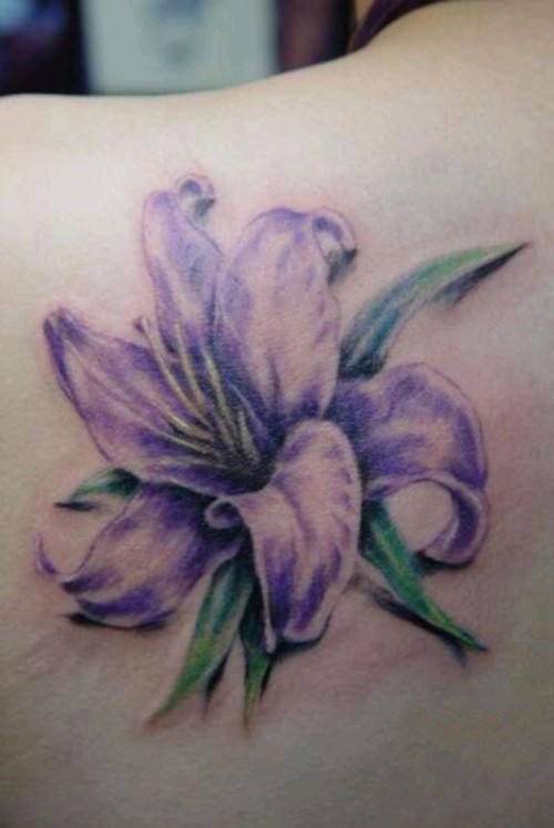 点击大图看下一张:绽放在皮肤上花朵图3