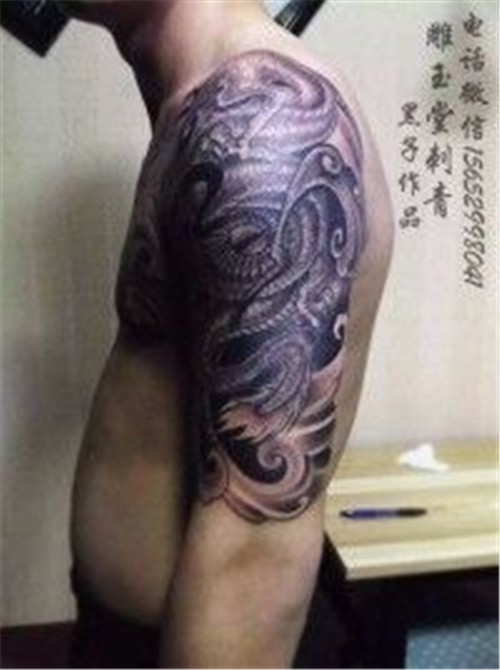 点击大图看下一张：花旦纹身  手臂纹身  腿部纹身  北京纹身  丰台纹身图6
