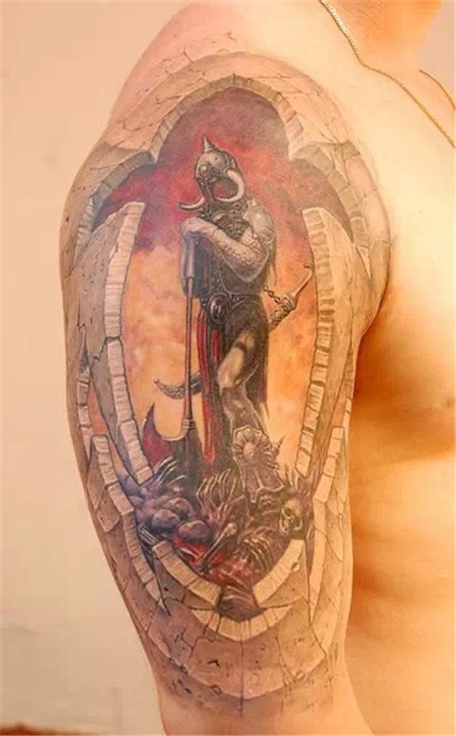 点击大图看下一张：俄罗斯纹身大师 Pavel Angel作品欣赏图2