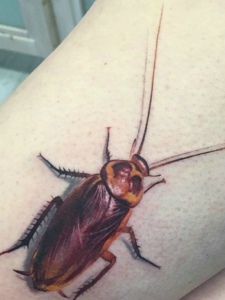 3d蟑螂纹身图片火爆惊人