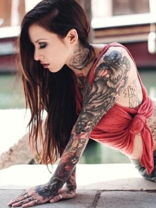 女生最喜欢的时尚花臂纹身