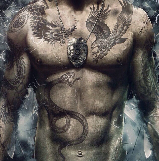 点击大图看下一张:气场十足的帅气图腾纹身图片(1/1)