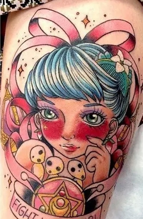 点击大图看下一张:复古欧美风old school纹身图案大全