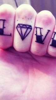 手指上的love