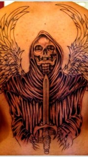 生命终结者个性的死神纹身