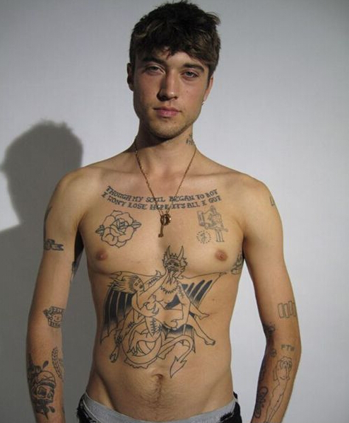 点击大图看下一张：男模Ben Palmer纹身