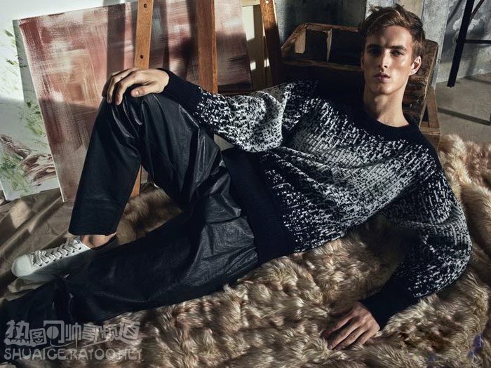 点击大图看下一张：欧美个性美男精选图集