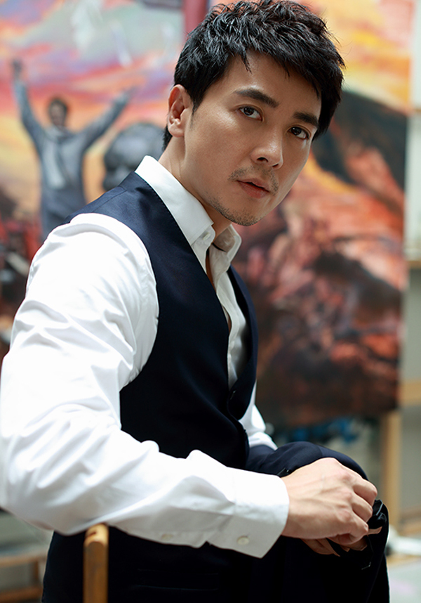 点击大图看下一张:帅哥明星保剑锋新写真演绎成熟时尚大片