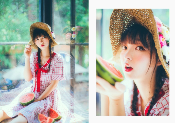 点击大图看下一张：Fruits果物少女画册