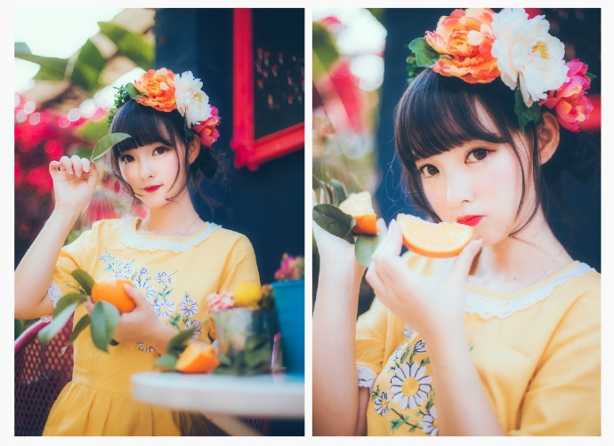 点击大图看下一张:Fruits果物少女画册