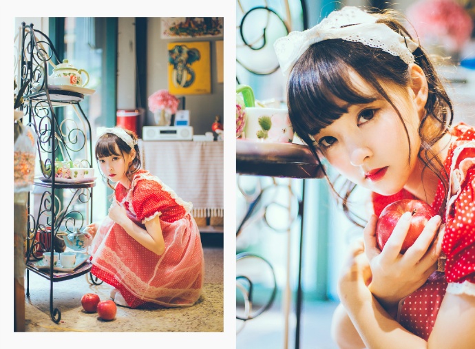 点击大图看下一张：Fruits果物少女画册