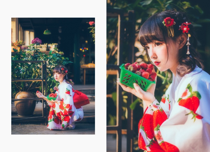 点击大图看下一张：Fruits果物少女画册