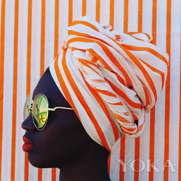 点击大图看下一张:除了发带 热情的南美style包头跟夏天的海边更搭