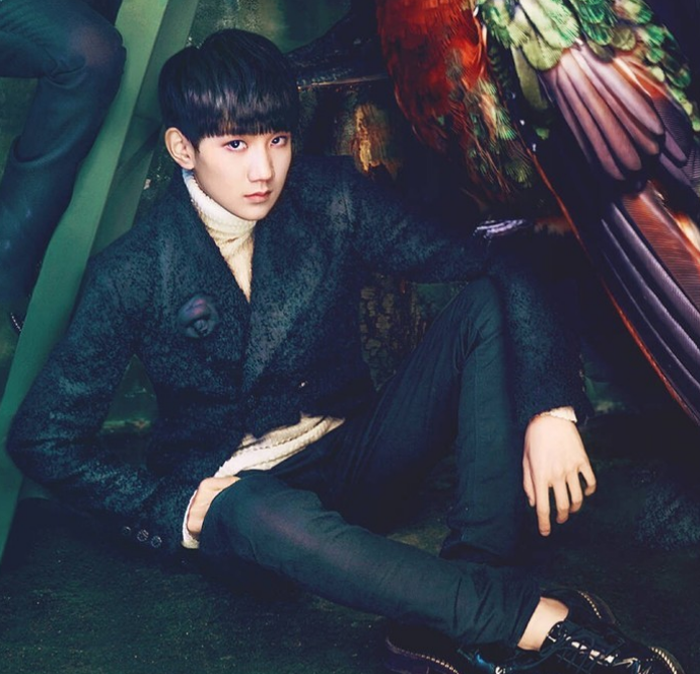 点击大图看下一张：TFboys成员王源成熟贵气写真登杂志封面