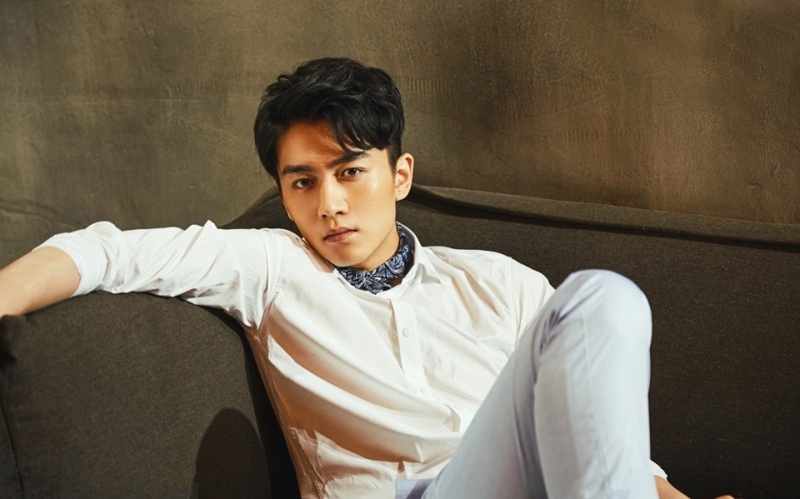 点击大图看下一张：陈晓初夏街拍复古Look时尚写真照片