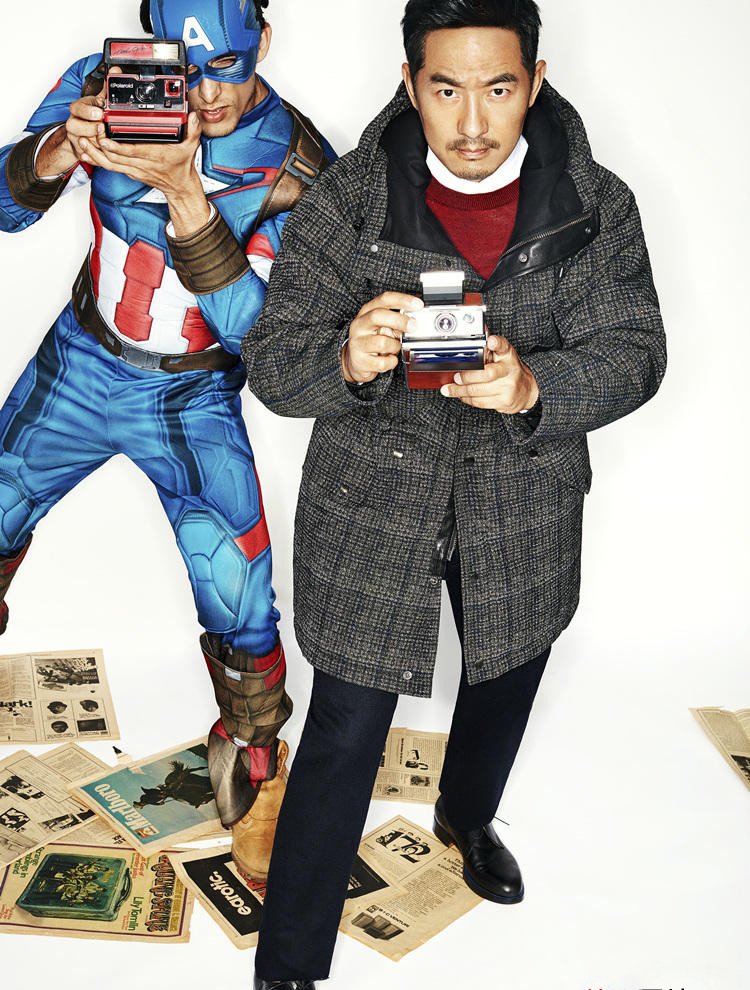 点击大图看下一张：郭晓东绅士男神化身超级MAN