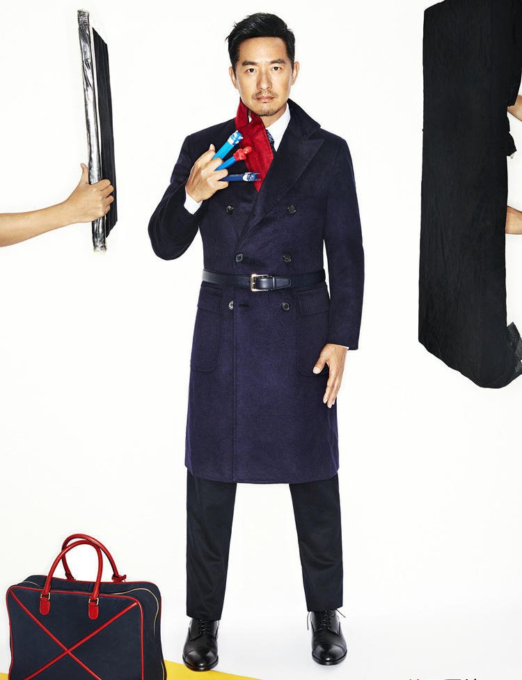 点击大图看下一张：郭晓东绅士男神化身超级MAN