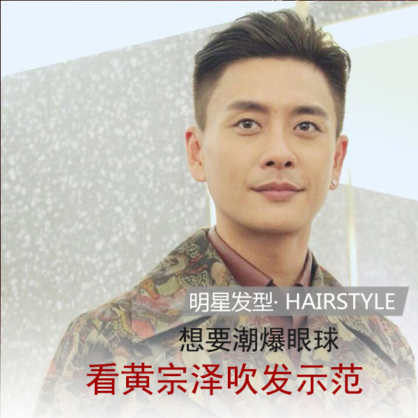 点击大图看下一张:看港星黄宗泽吹发示范 潮爆眼球