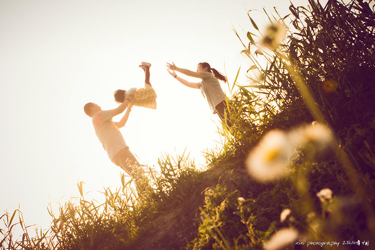 点击大图看下一张:黄先森一家的傍晚时光
