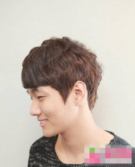 点击大图看下一张:韩式男生帅气短发发型 男生短发纹理烫图片大全