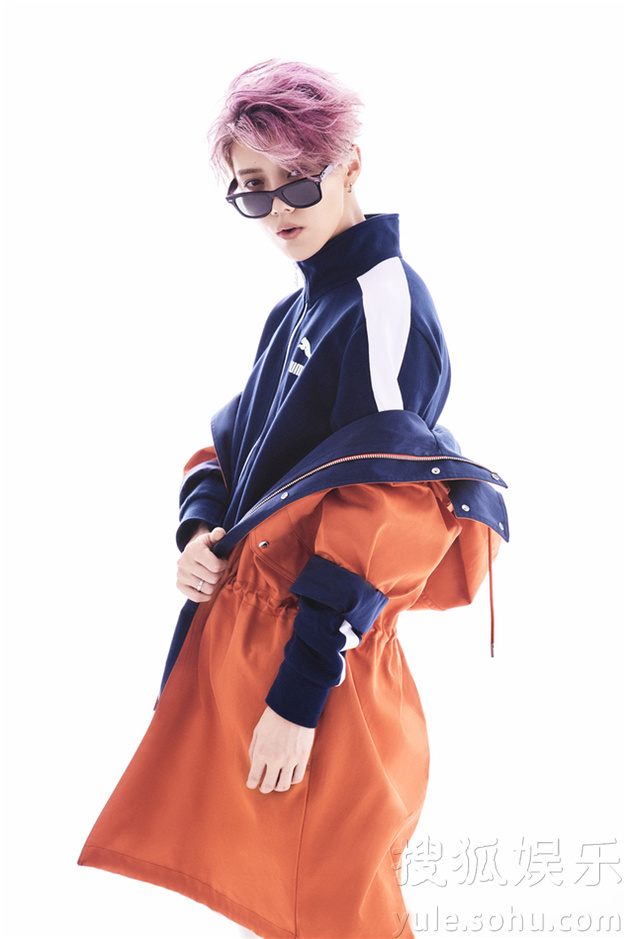 点击大图看下一张:亚洲超人气偶像鹿晗时尚百变造型写真