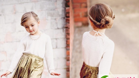 点击大图看下一张：时尚小女生扎法编发 儿童节给宝贝一个惊喜