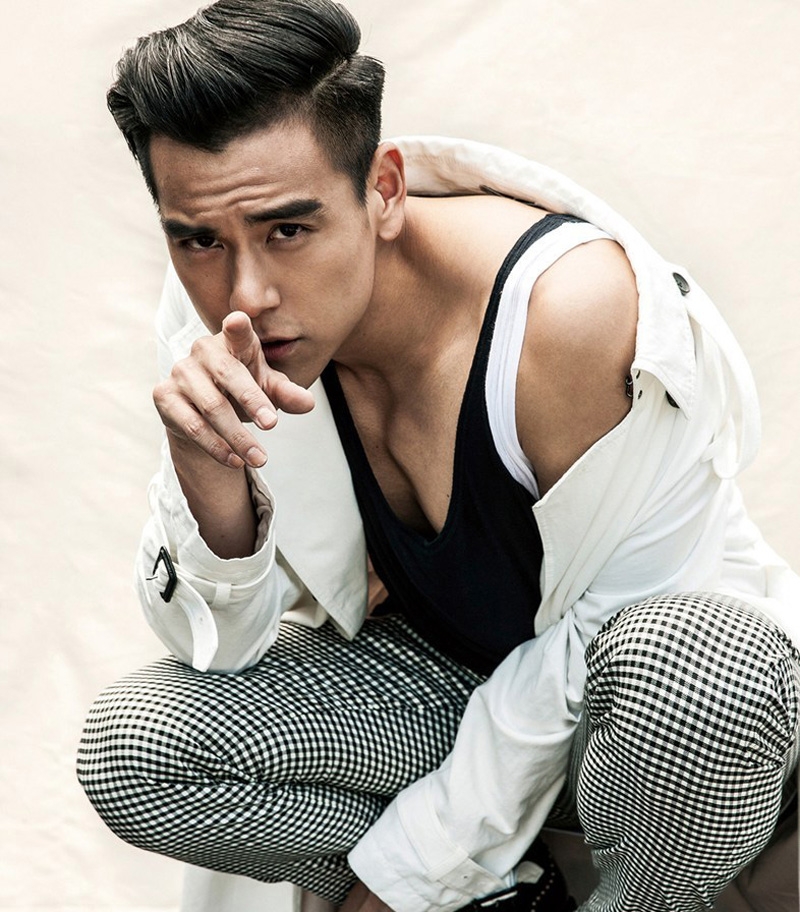 点击大图看下一张:彭于晏雅痞大片网友惊呼太野性