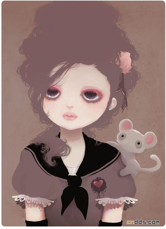 点击大图看下一张：我的泪滴