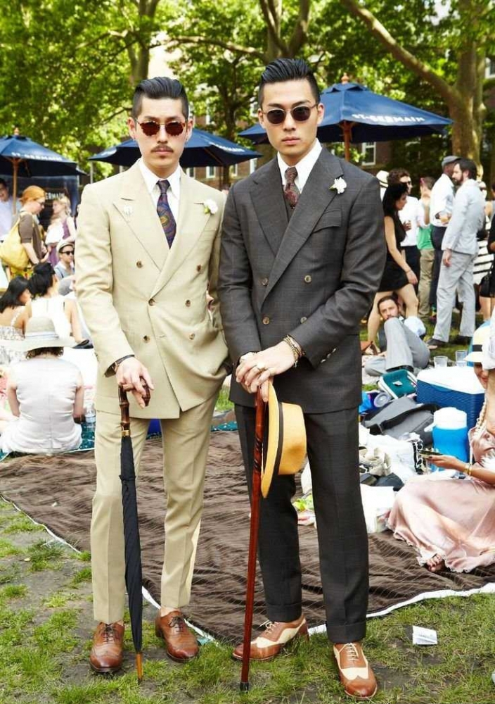 点击大图看下一张：欧美型男们的穿搭