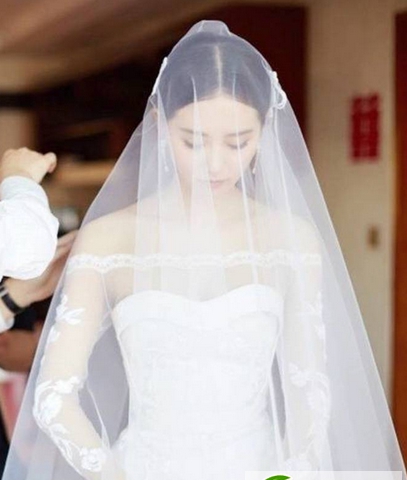 点击大图看下一张：刘诗诗吴奇隆婚礼发型