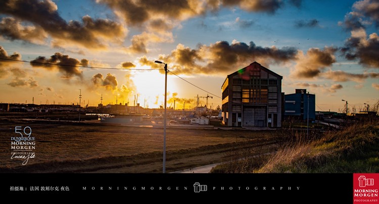 点击大图看下一张：法国敦刻尔克夜色