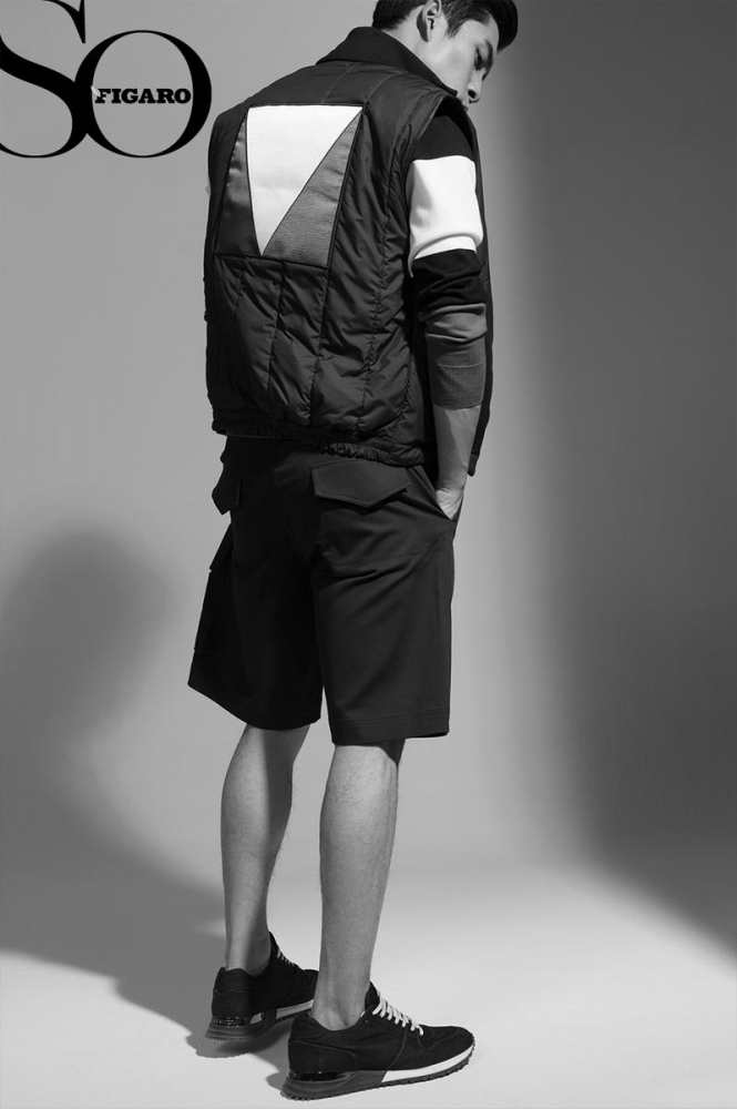 点击大图看下一张：阳光帅哥韩东君费加罗指南杂志封面