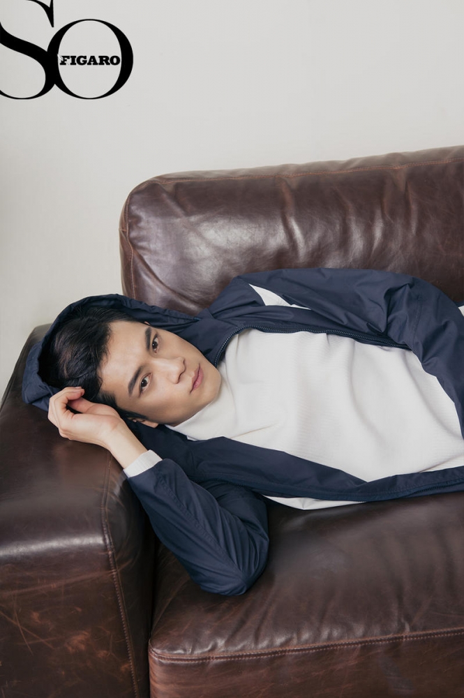 点击大图看下一张:阳光帅哥韩东君费加罗指南杂志封面