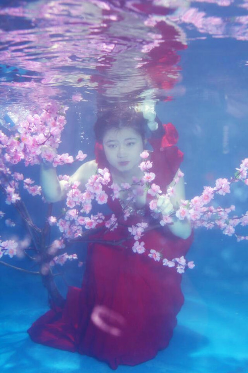 点击大图看下一张:人面桃花相映红