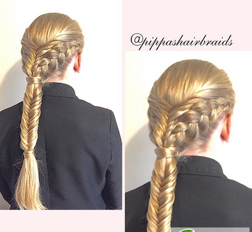 点击大图看下一张：儿童舞台表演发型扎法