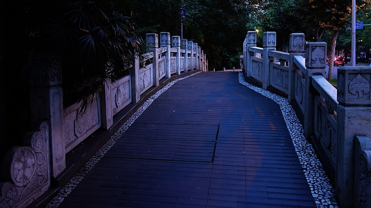 点击大图看下一张：青羊小区之夜